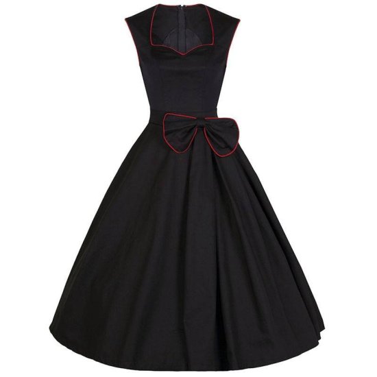 Black Dress Sleeveless Party Attire - Click Image to Close