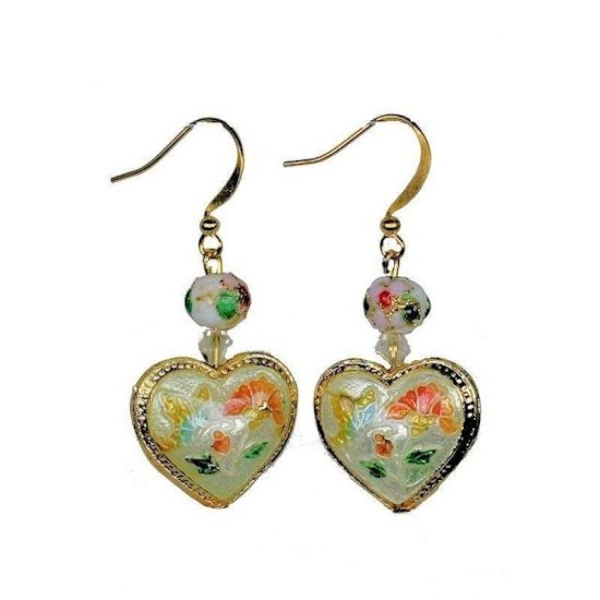 Earrings Enchanted Hearts - Click Image to Close