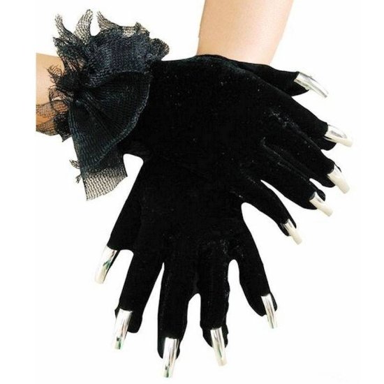 Gloves Halloween Spider Style - Click Image to Close