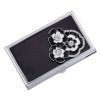 Metal Wallet Casablanca Flowers