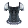 Corset Black with Sleeves