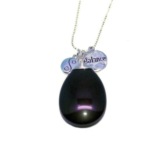 Onyx Gemstone Necklace for Balance - Click Image to Close