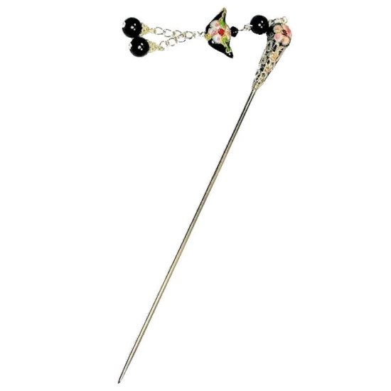 Hair Stick Colorful Beads - Click Image to Close