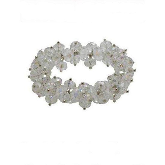 Bracelet Glitzy Hollywood Crystals Stretch - Click Image to Close