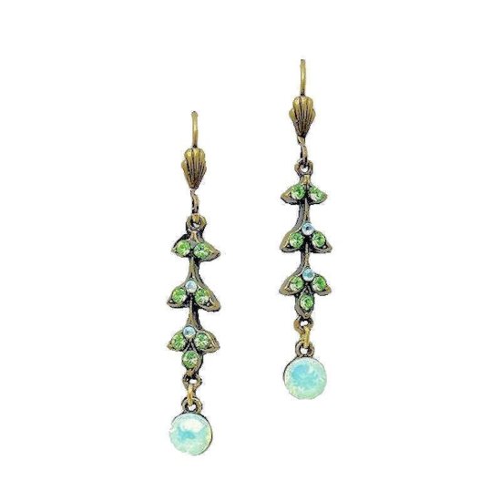 Earrings Opal Gemstone Drops - Click Image to Close