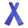 Gloves Royal Blue Satin Long and Glamorous