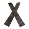 Gloves Black Satin Long and Glamorous