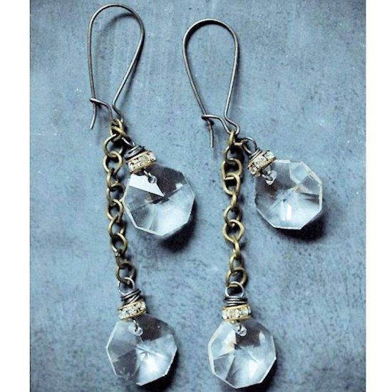 Earrings Crystal Chandelier - Click Image to Close