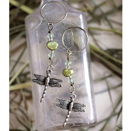 Earrings Dragonfly Delights - Click Image to Close