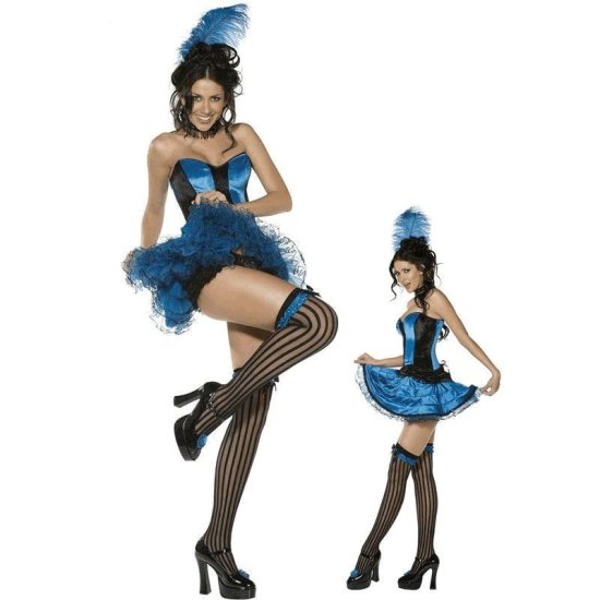 Costume Halloween French Can Can Dancer - Click Image to Close