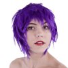 Wig Feather Hair Purple for Your Costume