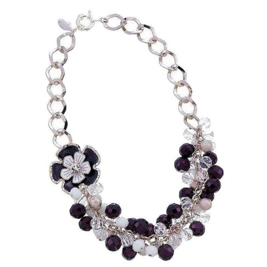 Necklace Casablanca Flowers - Click Image to Close