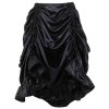 Skirt Black Enchantress with Draped Panels Short in Front
