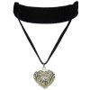 Choker Necklace Black Dominatrix Vintage