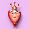 Lapel Pin Queen of Hearts