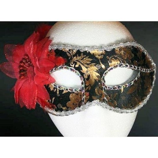 Mask Venetian Carnival in Tie On Style - Click Image to Close