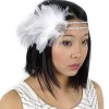 Feather Headband Vintage Style