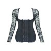 Steel Bone Top Goddess in Black Shape Wear