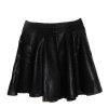 Skirt Black Leather to Wear with Corsets