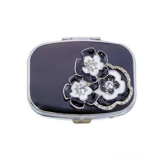 Pillbox Casablanca Flowers Petite Size - Click Image to Close