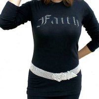 T-Shirt Rhinestone The Rose by Sabrina Barnett