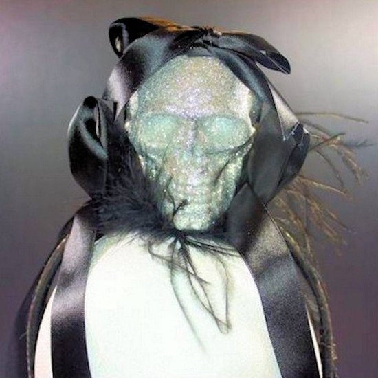 Headband Halloween Glitter Skull in 2 Styles - Click Image to Close