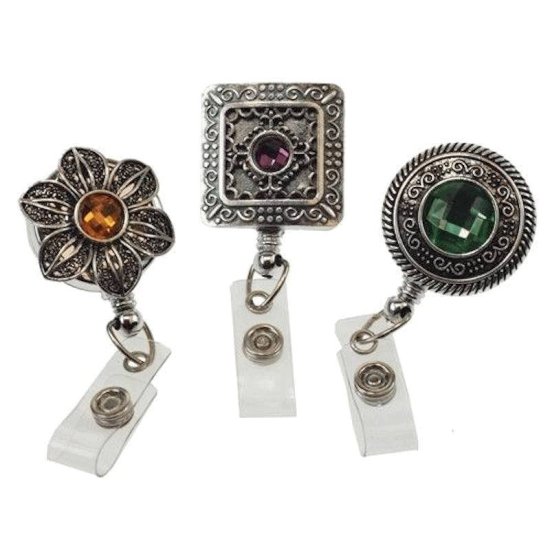 Badge Holder Vintage Style - Click Image to Close