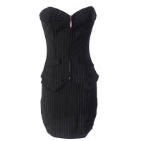 Corset Pinstripe Business Suit