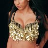 Belly Dance Golden Top Shower of Coins