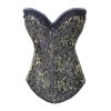 Corset Black with Gold Dragon Designs