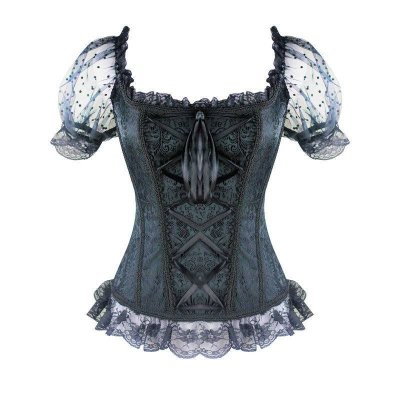 Corset Black with Sleeves