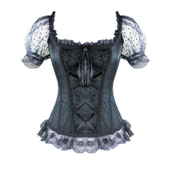 Corset Black with Sleeves