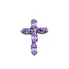 Lapel Pin Cross with Austrian Crystals