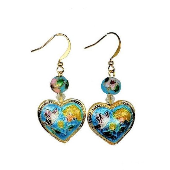 Earrings Enchanted Hearts - Click Image to Close