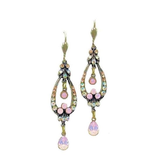 Earrings Opal Gemstone - Click Image to Close
