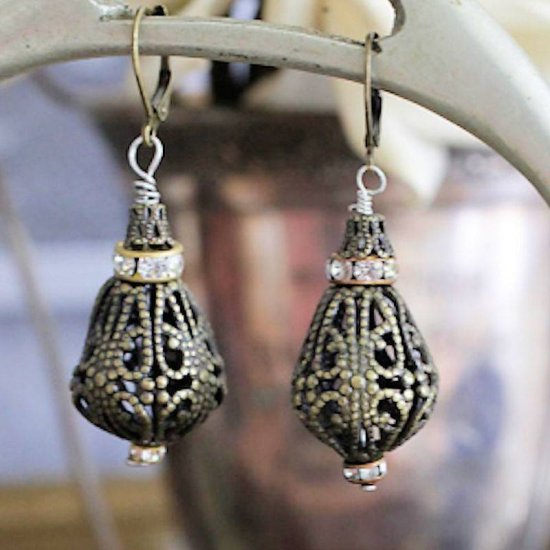 Earrings Ambrosia Lace - Click Image to Close