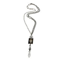 Pendant Necklace French Floral Design