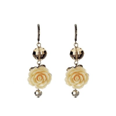 Earrings Elegant Flower Charm