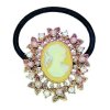 Ponytail Holder Vintage Cameo