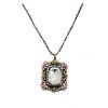 Pendant Necklace Crystal Reflection