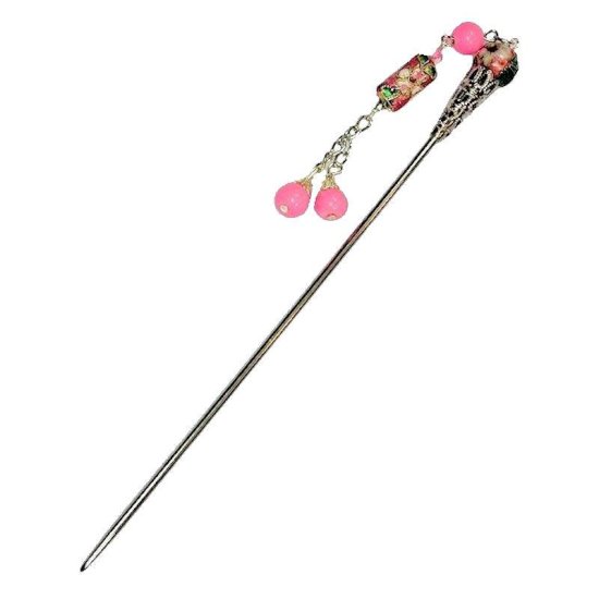 Hair Stick Colorful Beads - Click Image to Close