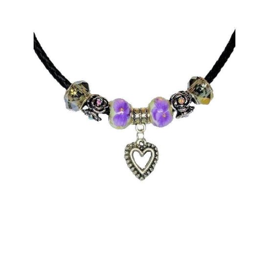 Beaded Necklace Passionate Princess - Click Image to Close