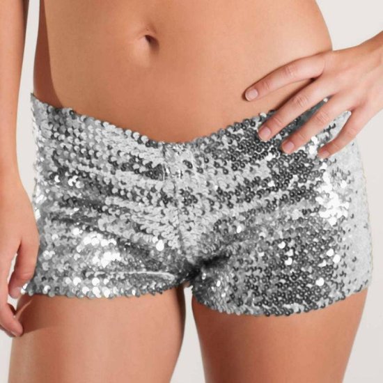 Shorts Sequin Stretch for Your Dance Costume - Click Image to Close