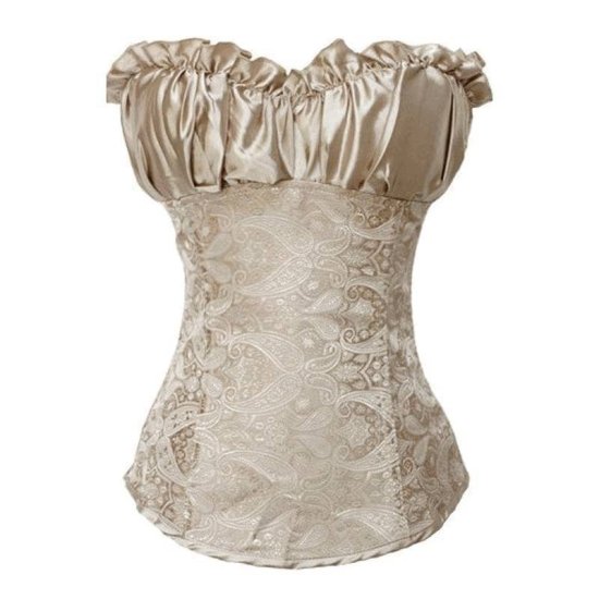 Corset Gold with Padded Bodice - Click Image to Close
