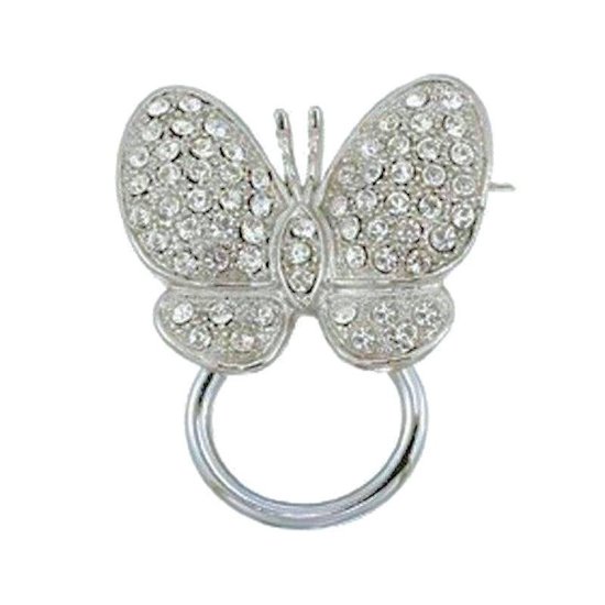 Lapel pin Butterfly Eye Glass Holder - Click Image to Close