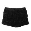 Shorts in Black Layered Lace for Your Corset