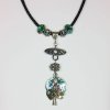 Beaded Necklace Teal Enchantment