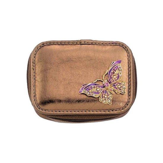 Pillbox Organizer 7 Day Butterfly Dazzle - Click Image to Close