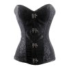 Corset Black with Hinged Closures