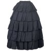 Skirt Black Tiered Long Elegant Enchantress